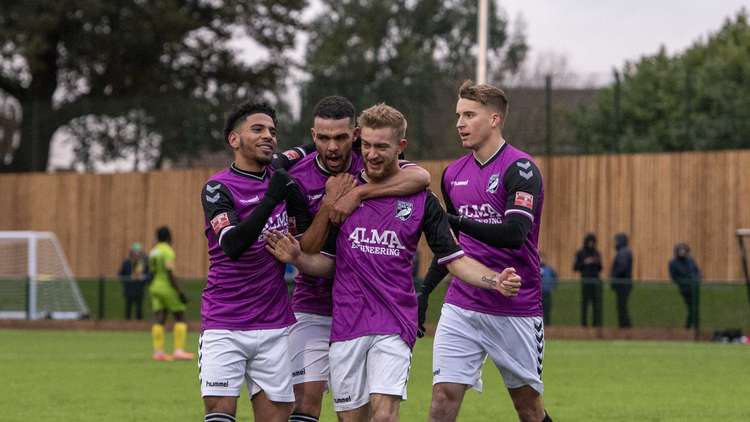 Hitchin Town lost 2-1 to Barwell at Kirkby Road on Saturday. CREDIT: Peter Else