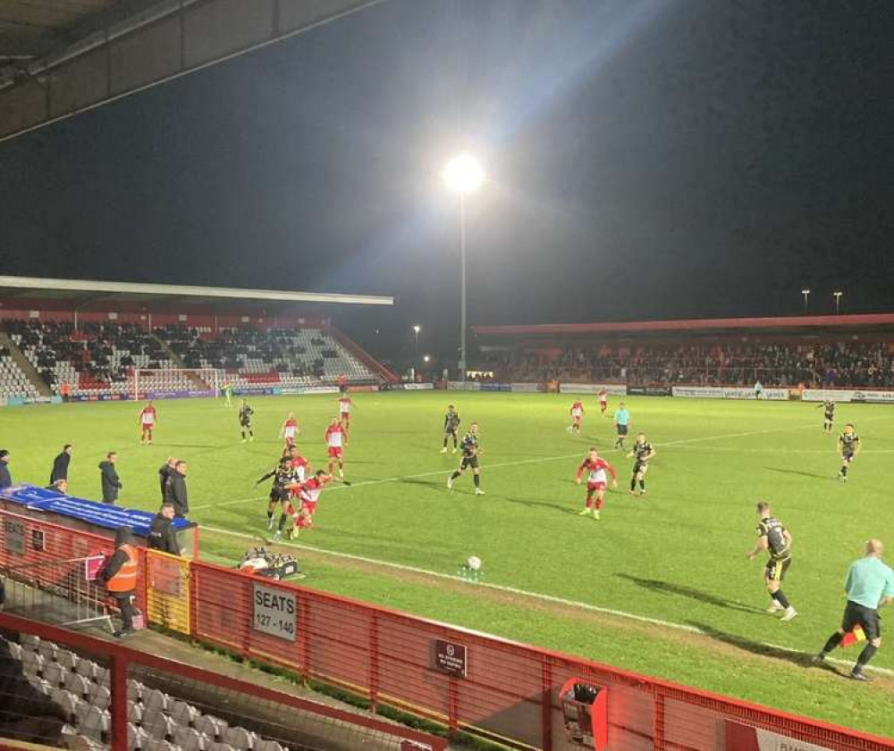 Stevenage 1-1 Scunthorpe United: Honours even on Paul Tisdale's Lamex bow. CREDIT: FREDDIE CARDY