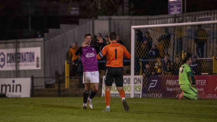 St Albans 2-2 Hitchin Town: Canaries win 5-3 on penalties. CREDIT: PETER ELSE