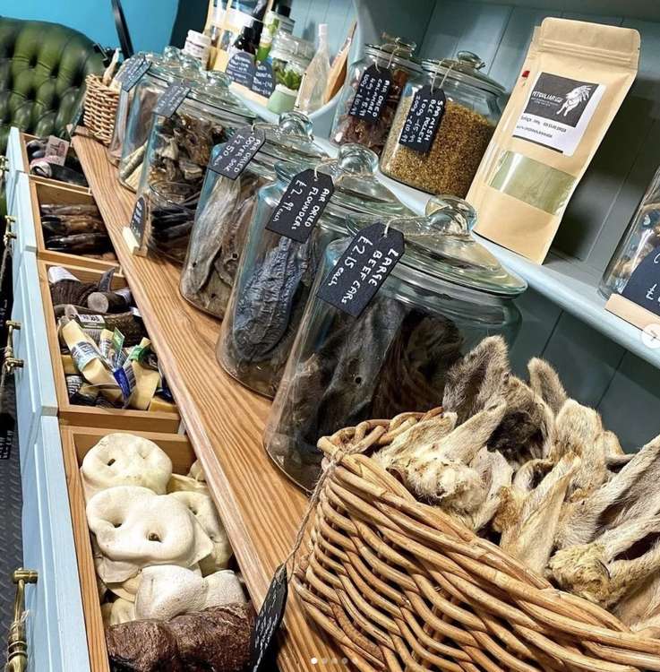 First Glimpse: Petculiar - A Raw and Alternative Health Store For Pets at Offley Hoo Farm. CREDIT: Petculiar Instagram