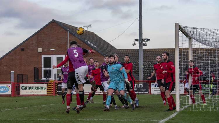 Needham Market 3-1 Hitchin Town. CREDIT: PETER ELSE