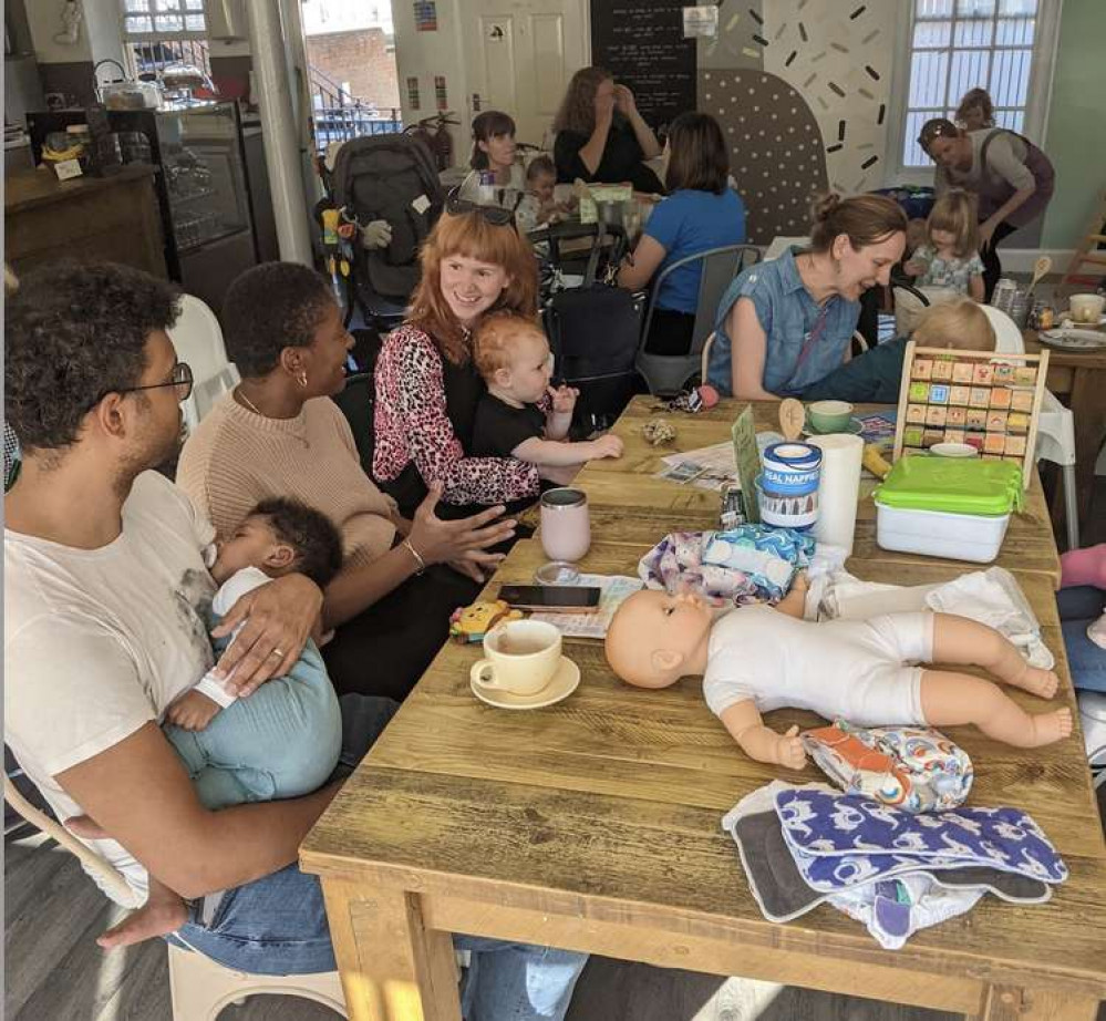 Hitchin: Nappy Library launches in bid to help parents reduce costs and waste. CREDIT: NCT Herts North