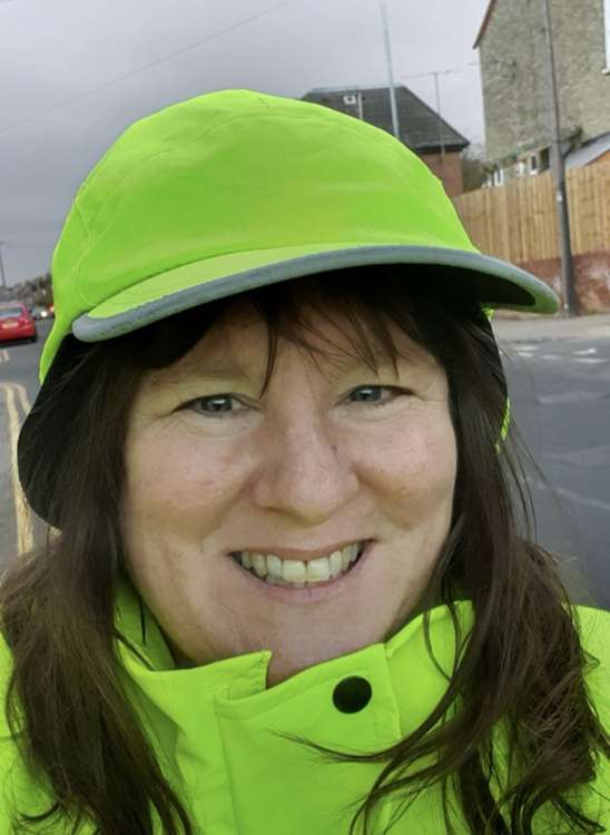 Up Close: Amanda Reed lollipop lady – our town's true unsung Hitchin hero. CREDIT: Amanda Reed