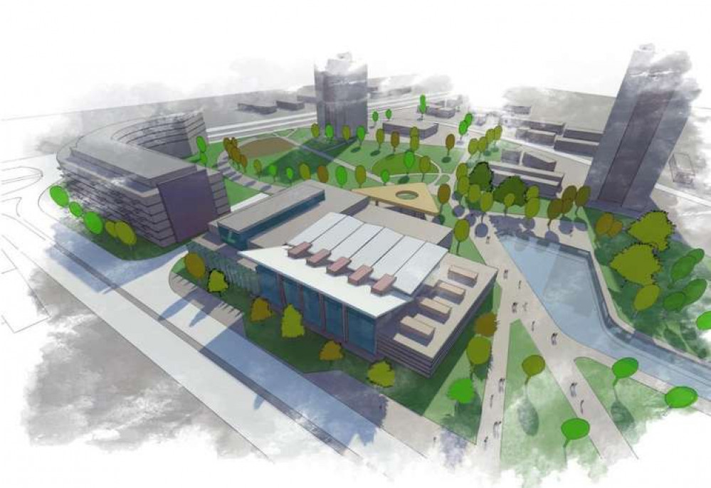 Plans proposed for Stevenage to get new £45m sports centre and heritage centre. CREDIT: LDR