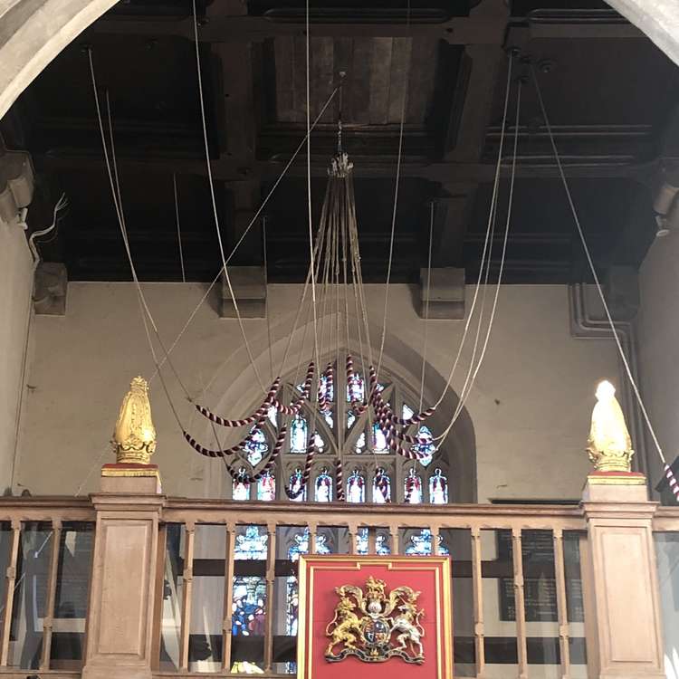 Hitchin: A Churchwarden writes: Let the bells ring out and the flags fly for The Queen. PICTURE: The St Mary's Belfry. CREDIT: A Churchwarden Writes