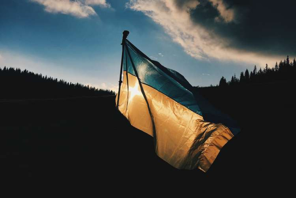 Hitchin: Judi Billing reflects on the dreadful war in Ukraine. PICTURE: The Ukraine flag. CREDIT: Unsplash