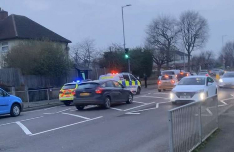 Hitchin: Good Samaritan helps after Bedford Road motorcycle road accident. PICTURE: A shot of the scene in the aftermath of the accident. CREDIT: Picture supplied by a Nub News reader