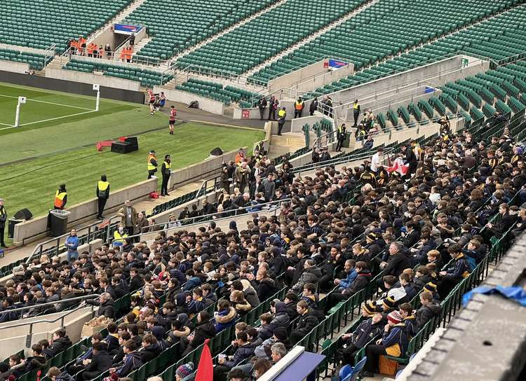 Rugby Schools Cup Final: HBS 11-0 Torquay: Heroic Hitchin Boys' lift prestigious trophy at Twickenham. CREDIT: @laythy29