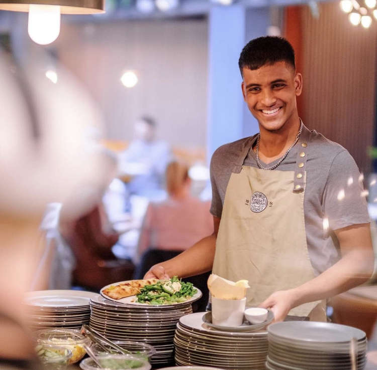 First Glimpse: Pizza Express Hitchin revamp. CREDIT: Pizza Express