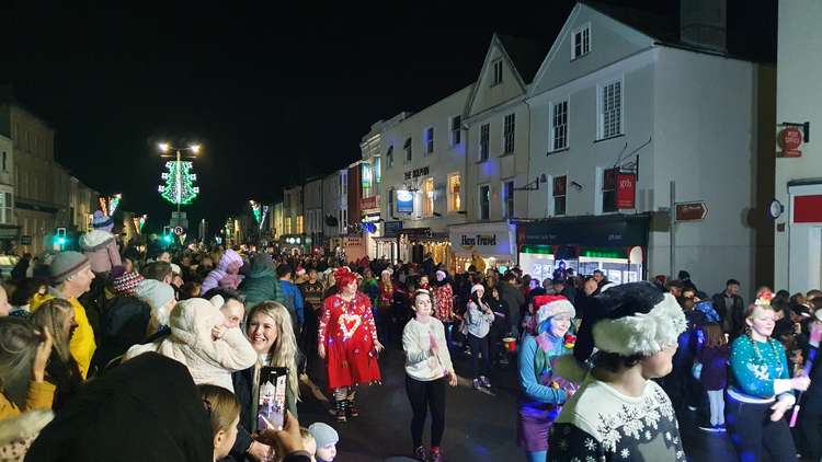 Large crowds came out to see the Carnival