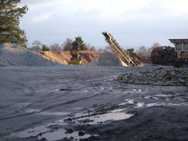 Haldon Quarry in Devon was also used for sand and gravel extraction. Credit Derek Harper/Geograph