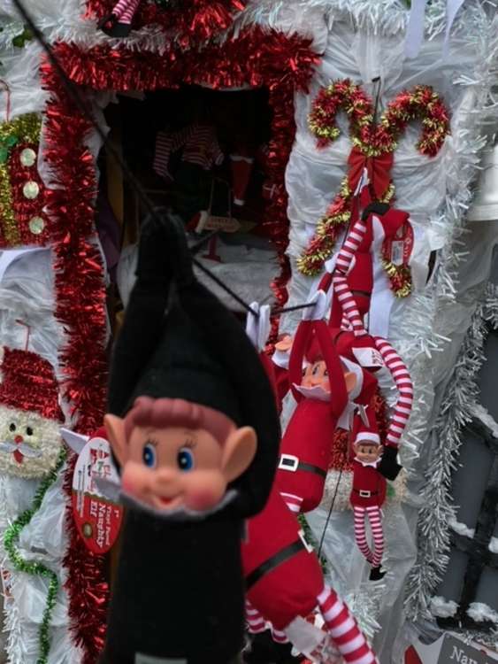 A naughty elf