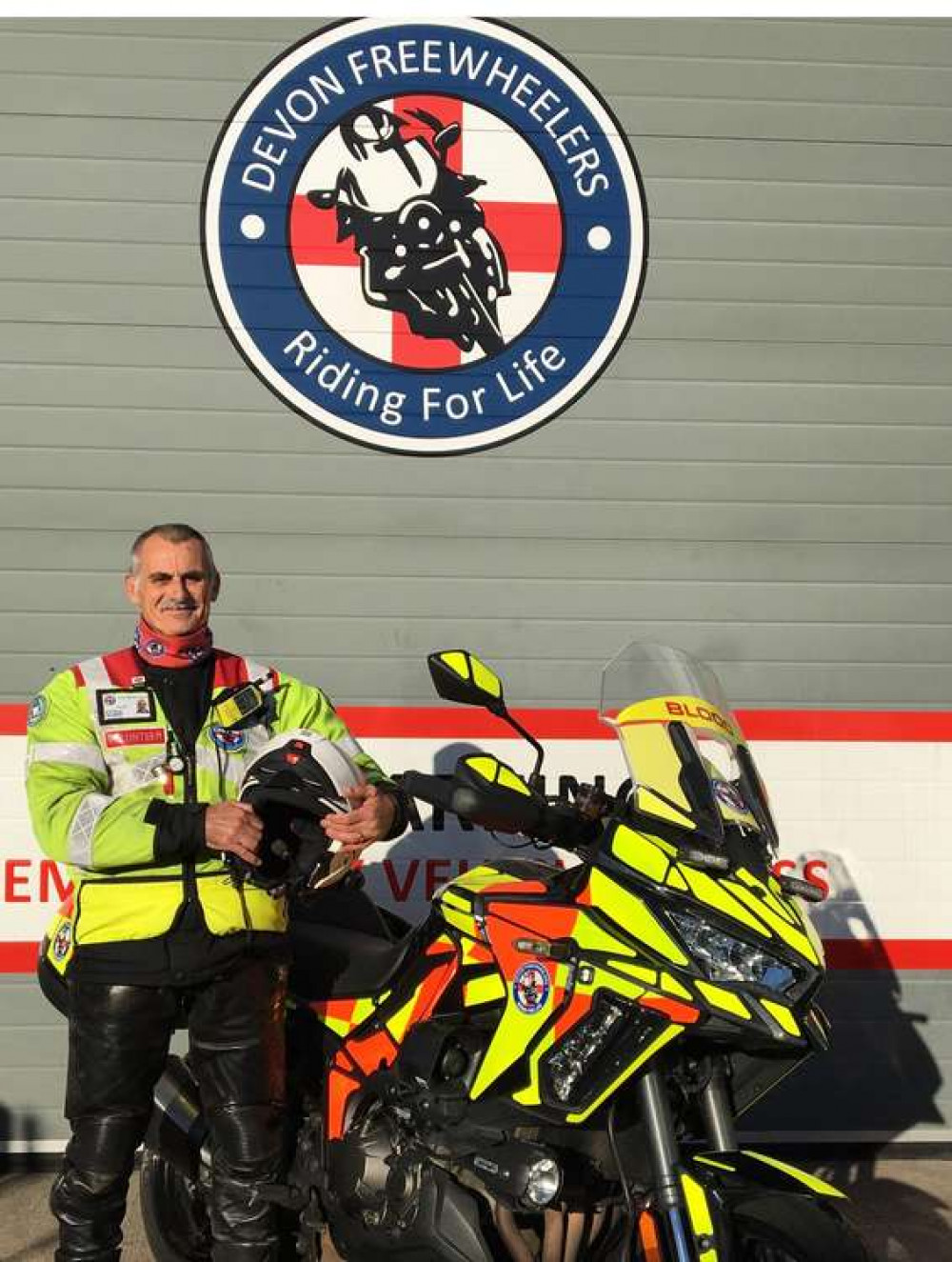 Dave Cook, East Devon area coordinator, a volunteer with the charity for nine years. Photo: Devon Freewheelers.