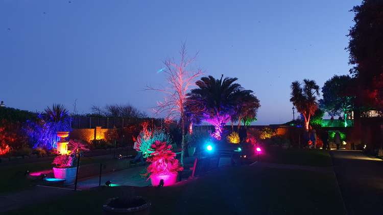 Light displays at Connaught at Christmas