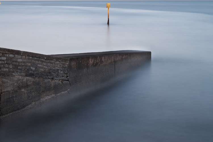 A misty day in Sidmouth. Credit: John Davis