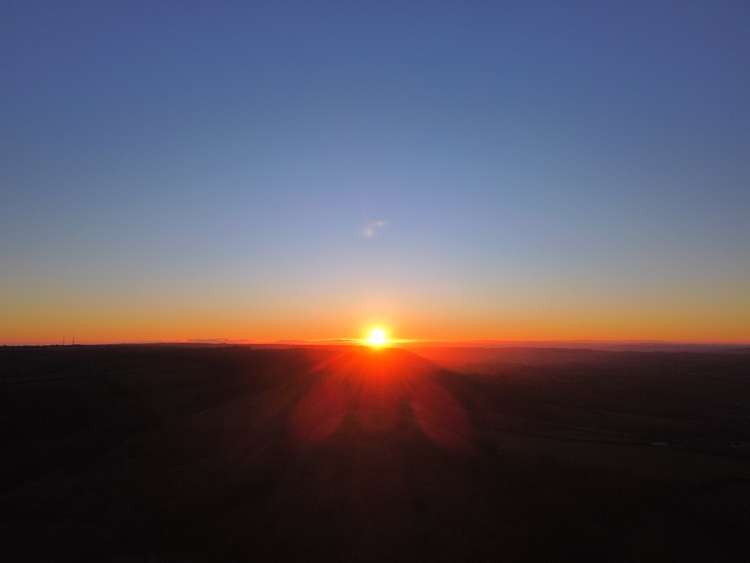 A sunset shot near Honiton. Credit: Jake White