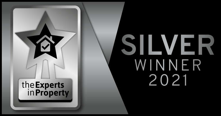 the Experts in Property Awards 2021 silver award won by Roger Hemming Estate Agents