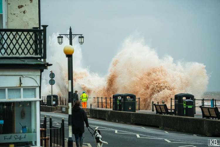 People have been advised to stay well away from Devon's beaches. Credit: Kyle Baker