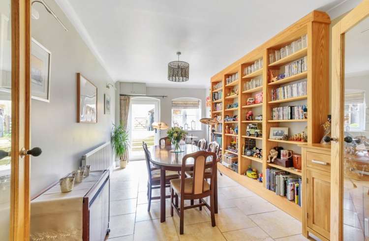 The dining room is light and airy. Credit: Bradleys Honiton.