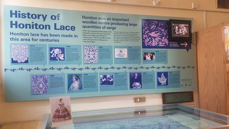 The Allhallows Museum provides a fascinating history of the famous Honiton Lace