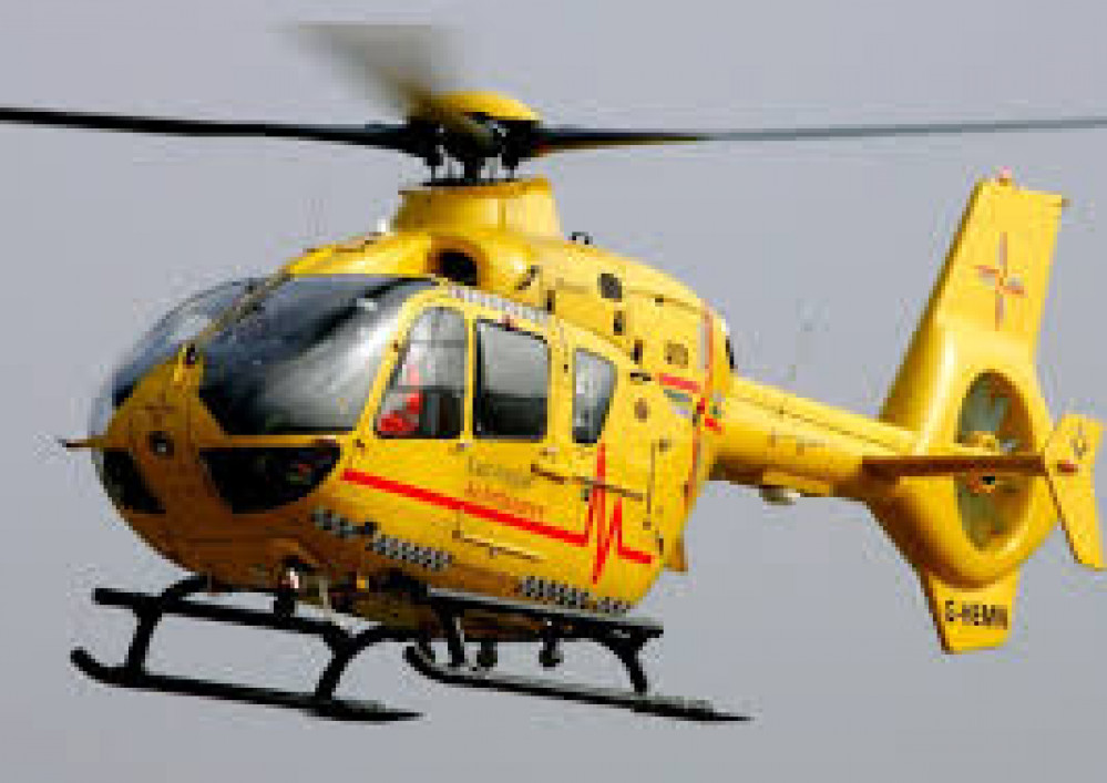 Man airlifted to hospital after suspected hit and run in Brantham