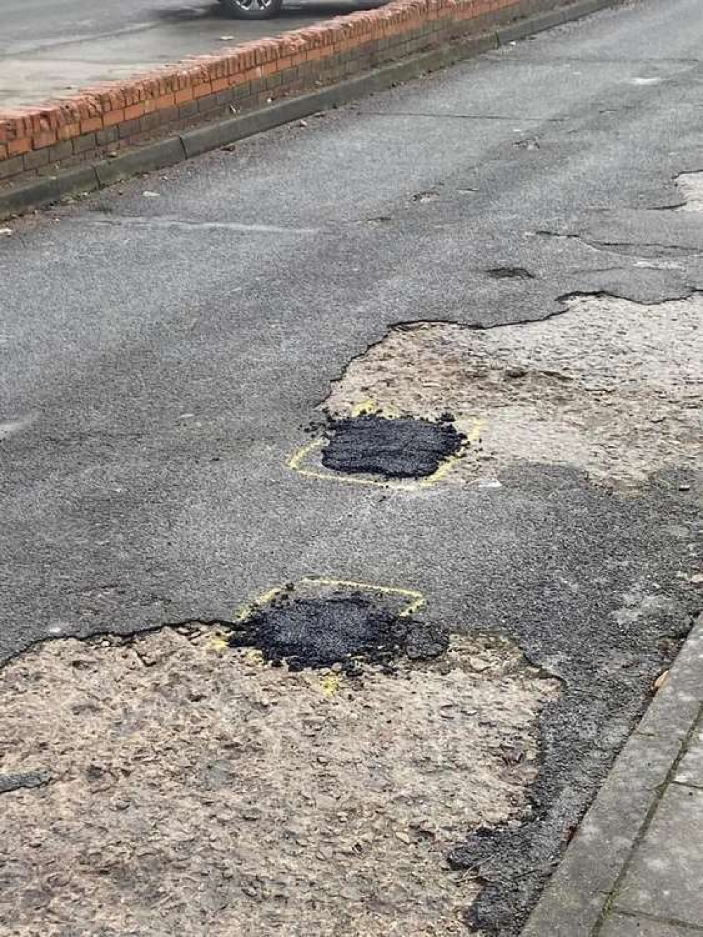 Councillor Lee Waters has welcomed the apology over the repair job. Photo courtesy of Ashfield Independents.