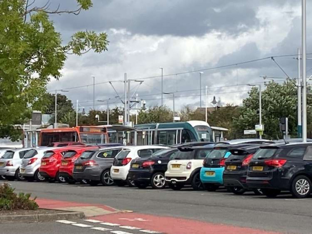 The group litter pick will take place on Saturday morning at Hucknall tram station (pictured). Photo Credit: Tom Surgay