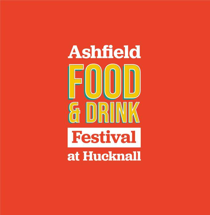 The branding for this year's food and drink festival in Hucknall. Image courtesy of Ashfield District Council.