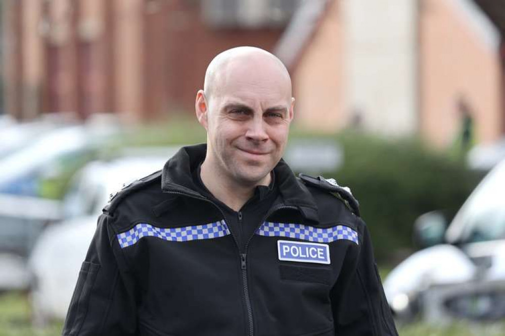 Inspector Jon Hewitt (pictured) wants to hear from the people of Hucknall about crime in the area. Photo courtesy of Nottinghamshire Police.