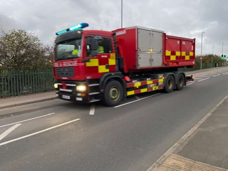 Hucknall firefighters attended the call to the scene of a fatal house fire in Kirkby-in-Ashfield. Photo Credit: Tom Surgay