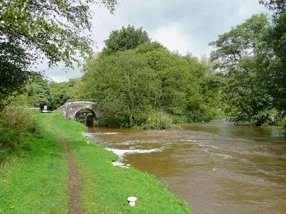 The River Churnet was under a floor alert.