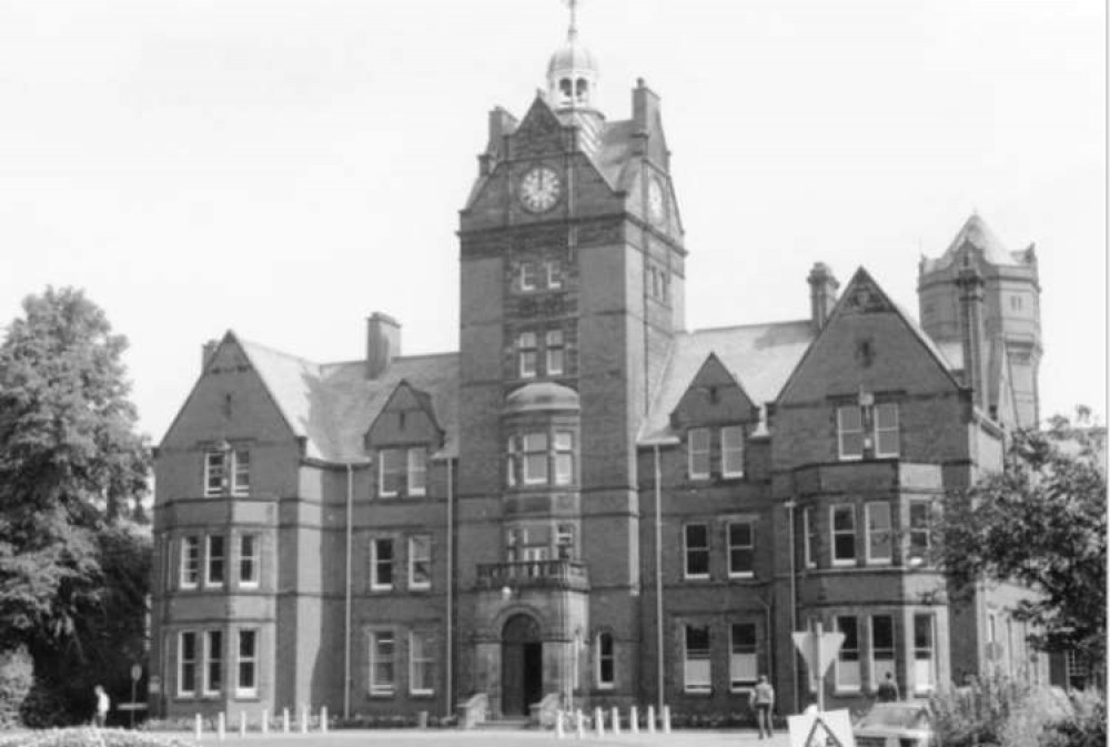 St. Edwards Hospital, photographed in the 1990s prior to its closure. Image credit: staffspasttrack.org.uk