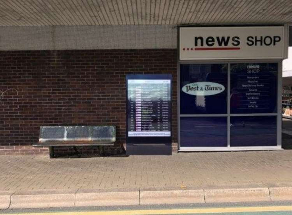 The screen can now be installed at Leek bus station on Haywood Street.