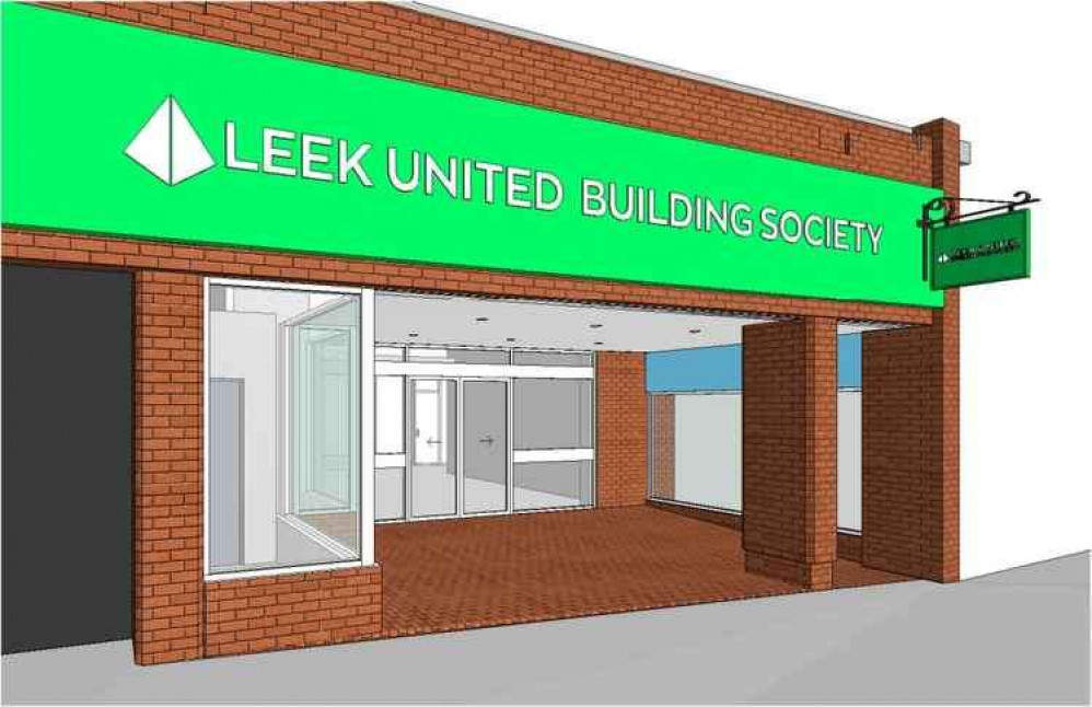 Leek Building Society has been granted permission to upgrade its signs.