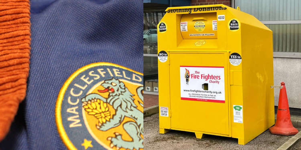 Spare clothes donated to Macclesfield Fire Station has saved it from going to landfill and done wonders for charity.