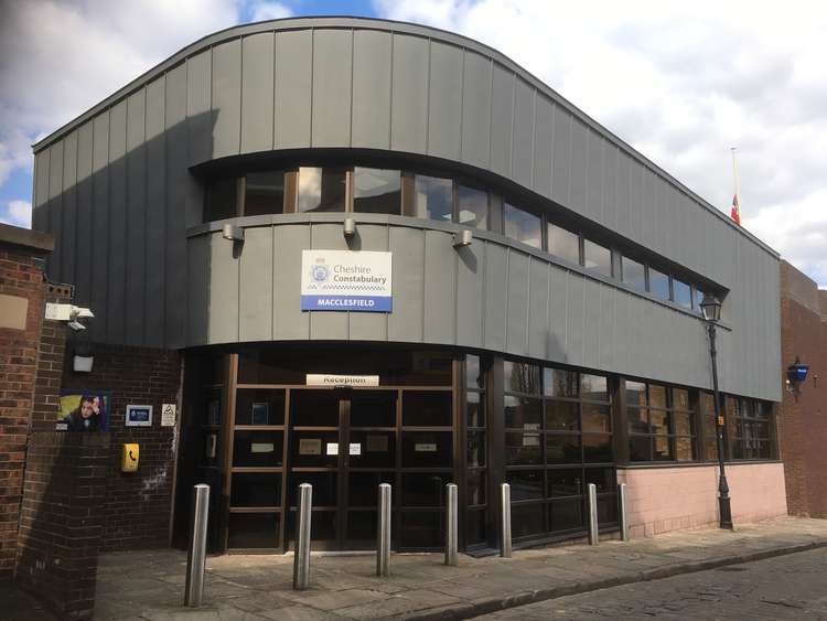 Macclesfield Police Station on Brunswick Street.