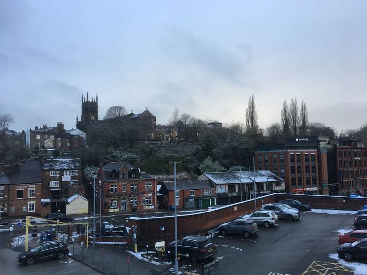 Macclesfield: After a snowy start to the weekend, there was some respite on Sunday morning, before another flurry from 12pm.