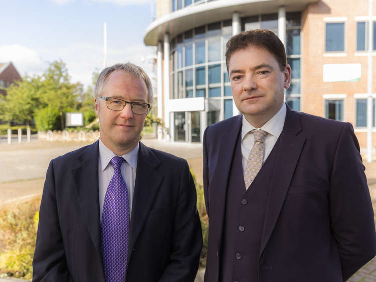 Cllr Sam Corcoran (left) and Craig Browne.