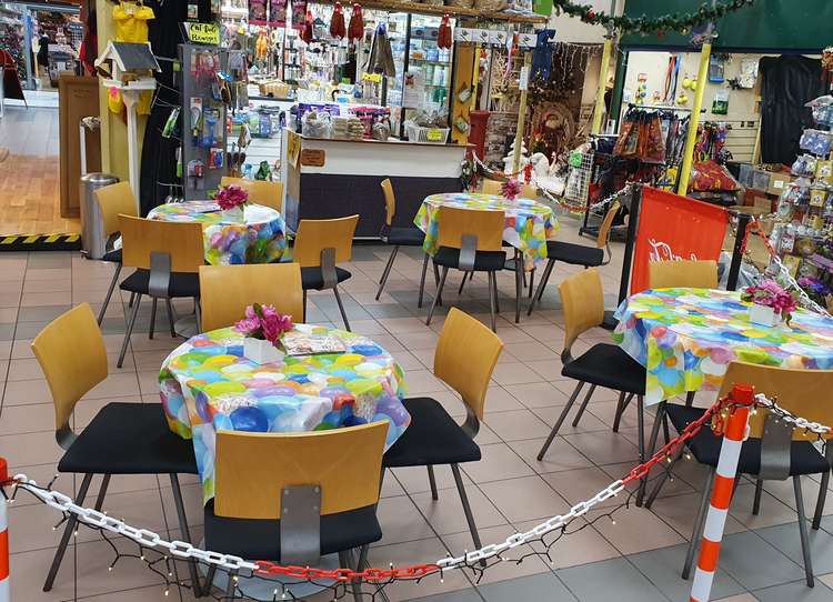 Macclesfield Indoor Market is located inside the Grosvenor Centre.