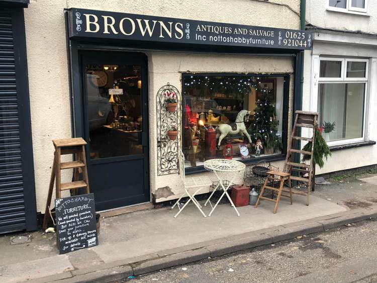 Macclesfield-born and bred Andrew Brown and Deborah Bateson Brown have just opened their first antiques store. (Image - Browns Antiques And Salvage)