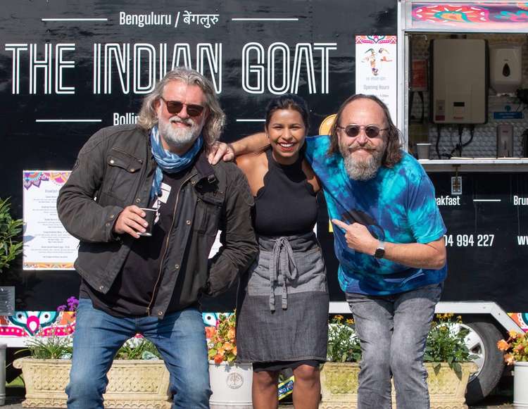 Sunitha Southern of The Indian Goat was paid a visit by the celebrity chefs in August. (Image - The Indian Goat / Mark and Laura of Slice of Pie Photography)