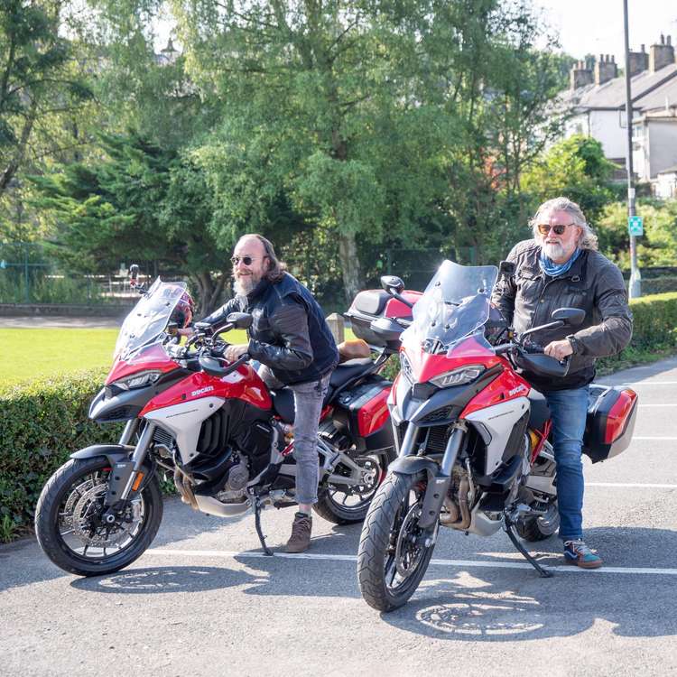 The Hairy Bikers visit to Bollington will available on BBC iPlayer afterwards. (Image - The Indian Goat / Mark and Laura of Slice of Pie Photography)