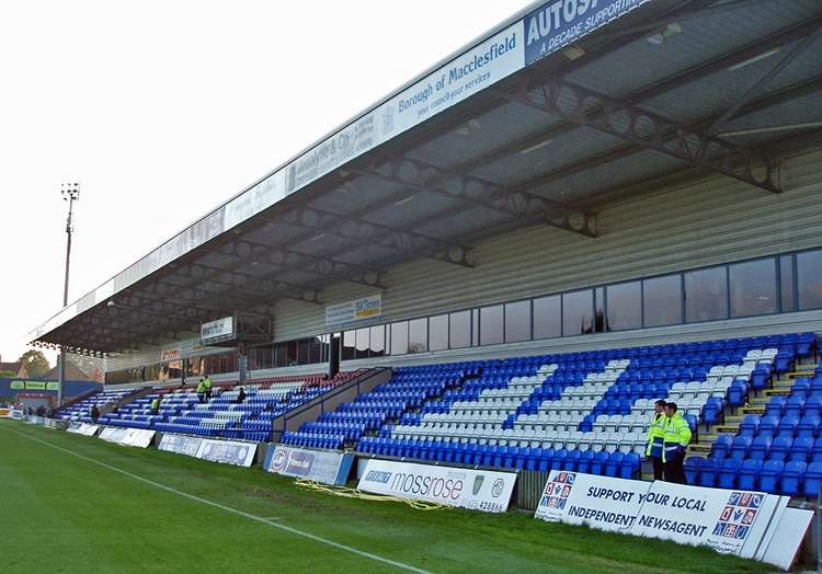 The Moss Rose, the old stadium of the defunct club Macclesfield Town, now replaced by Macclesfield FC's Leasing.com Stadium. (Image - CC Unchanged Ingy the Wingy bit.ly/3vyQOGE)