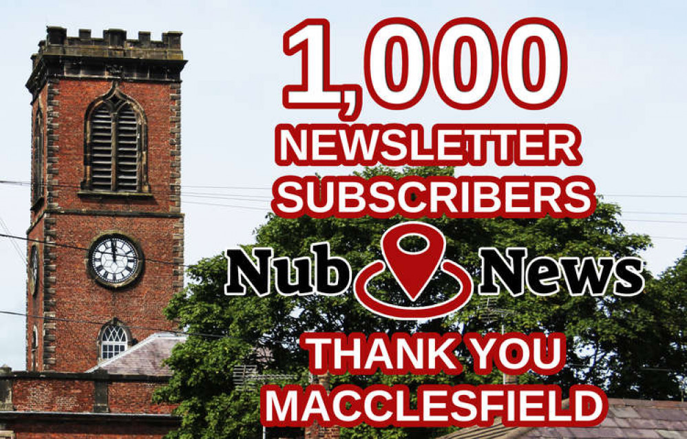 Get our eleven best stories including one exclusive article, thank you to everyone who has signed up to our FREE Macclesfield newsletter.
