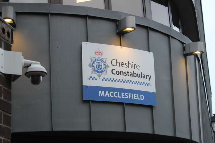 Macclesfield Police Station on Brunswick Street. Cops are supporting the grieving family.