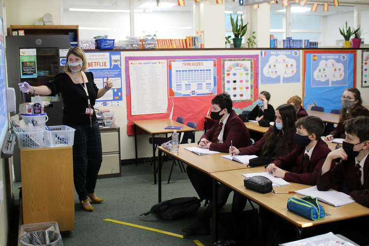 Macclesfield: Tytherington School have given us a fascinating insight on how they've tackled the pandemic. (Image - Tytherington School)