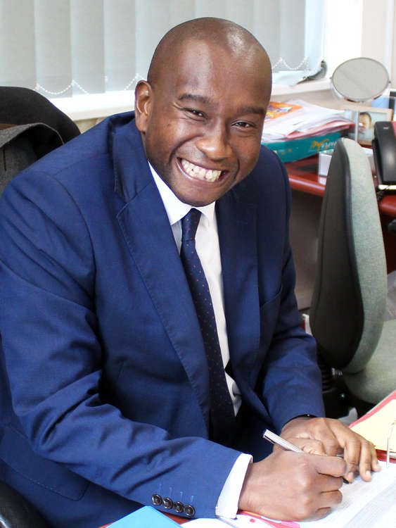 Emmanuel Botwe will celebrate his seventh year as Tytherington School's Headteacher this year. (Image - Emmanuel Botwe)