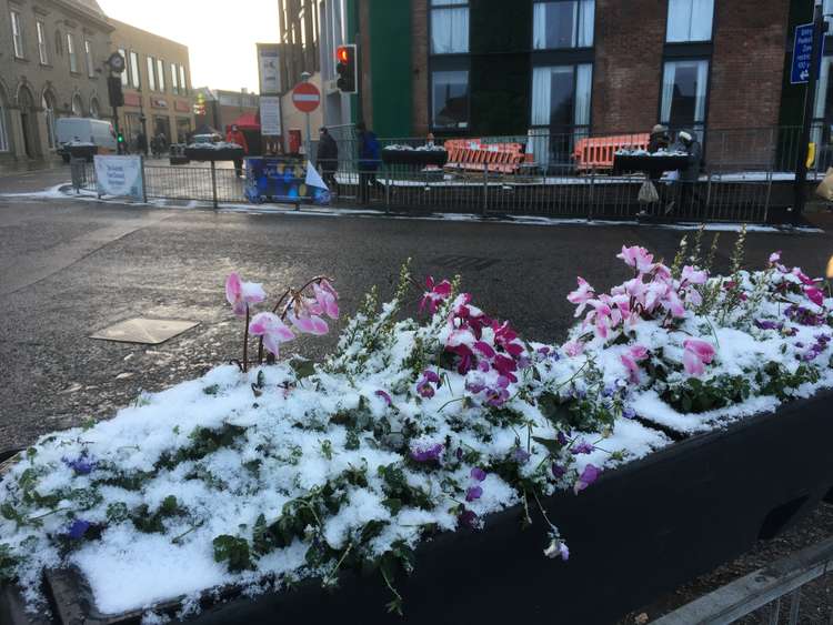 November snow in Macclesfield. Do you live on a road affected by the gritting cuts?