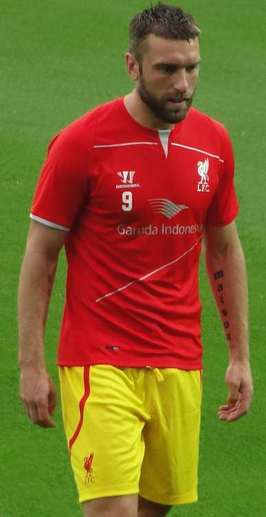 Ex-Macc striker Lambert, now 39, retired after spells at West Brom and Cardiff City between 2015 and 2017. (Image - CC 4.0 Unchanged bit.ly/3FKQ31n Egghead06)