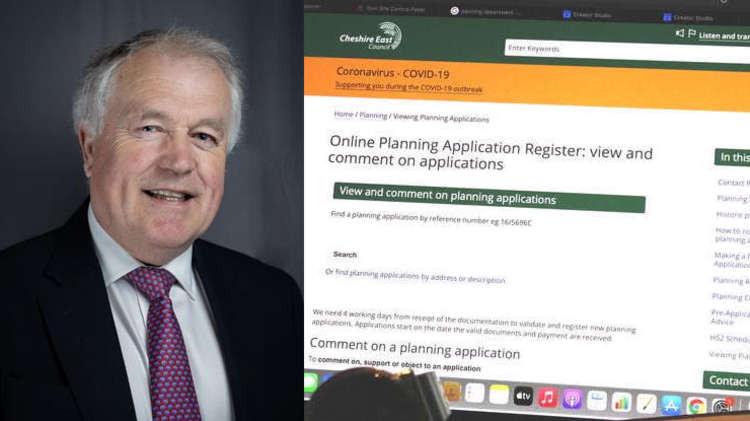 Cllr Tony Dean suggested Cheshire East's planning backlog was one of the highest in the country.